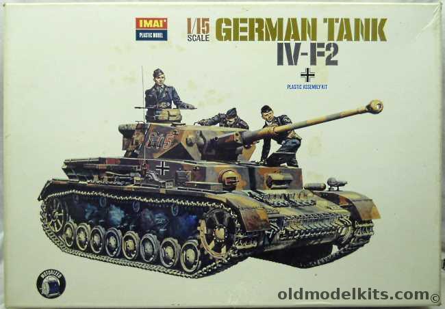 Imai 1/15 German Tank Panzer IV -F2 - Sd.Kfz.161 Panzerkampfwagen IV (ex-Bandai), 1-519-2495 plastic model kit